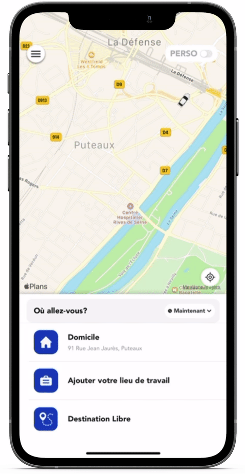 Planifier une course à l'avance ! 